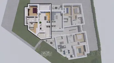 Apartment 61.5 m², Peroj - 2 bedrooms, terrace and sea view - 25