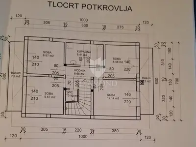 Haus 124 m², Kloštar Ivanić - ruhige Straße und freier Blick - 19