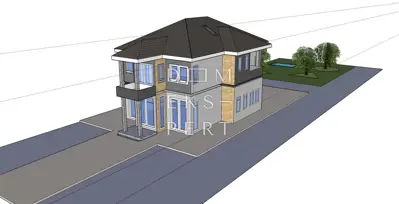 Rugvica, Zemljište s projektom za stambeno-poslovni objekt, 2687 m²