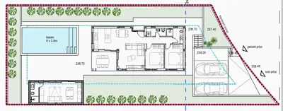 Nova prizemnica sa apartmanom u blizini Fažane!