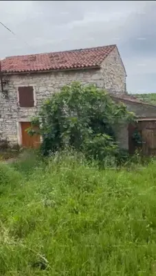 Umag, detached stone house 1200 m from the sea