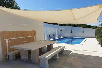 Labin, Ferienhaus mit Pool und Meerblick - 3