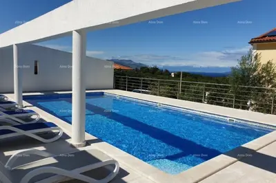 Labin, Ferienhaus mit Pool und Meerblick - 4