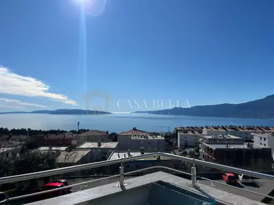 Stan 70 m², Srdoči, Rijeka - pogled na more i balkon - 19