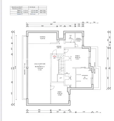 Stan 171 m², Centar Medvedgradska - penthouse s liftom - 22