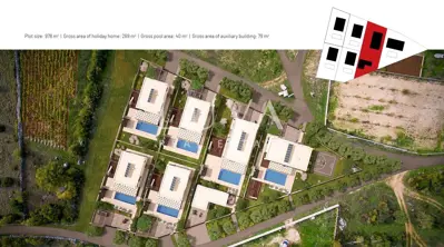 Baugrundstück, Drinovci - Baugenehmigung und Projekt