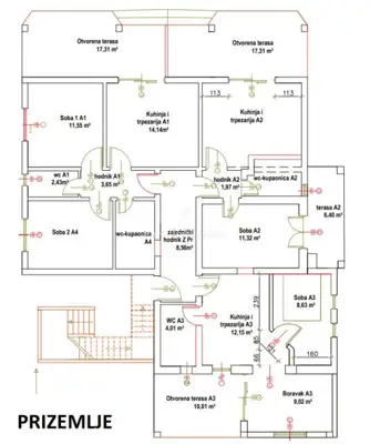 Apartments Pag, 135 m from the beach, parking space - 16