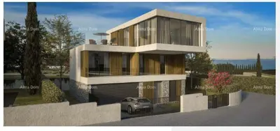 Villa 328 m², Crveni Vrh, Blick auf die Bucht