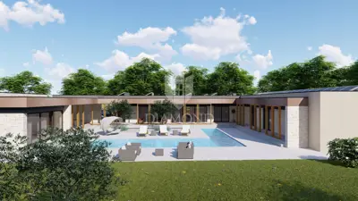 Građevinsko zemljište 4.500 m², Karigador - 2 km od mora - 12
