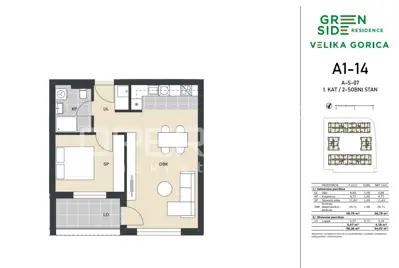 PRODAJA, VELIKA GORICA – NOVOGRADNJA | 2-SOBNI STAN 55m² S LOGGIJOM - 7