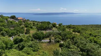 Land 1,600 m², Skitača - building permit and sea view