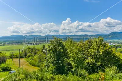 Building land 5,786 m², Donji Laduč - panoramic view - 16