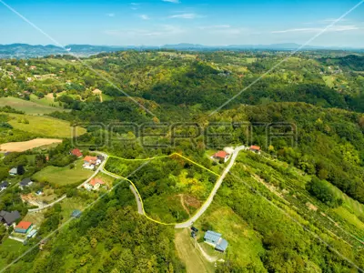 Building land 5,786 m², Donji Laduč - panoramic view - 3