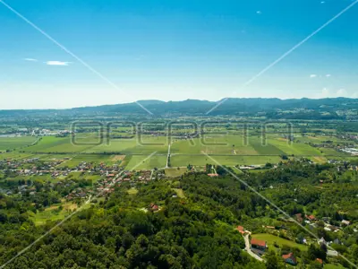 Building land 5,786 m², Donji Laduč - panoramic view - 9
