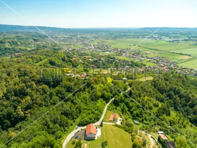Building land 5,786 m², Donji Laduč - panoramic view - 7