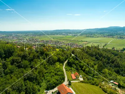 Building land 5,786 m², Donji Laduč - panoramic view - 11