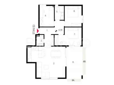Apartment 111 m², Kaštel Stari - exclusive resort under construction - 11