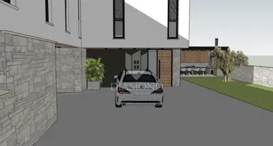 Ližnjan, Haus mit Pool und Meerblick - 3