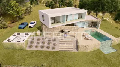 Građevinsko zemljište 924 m², Trget - panoramski pogled na more - 7