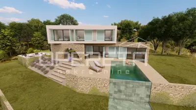 Građevinsko zemljište 924 m², Trget - panoramski pogled na more - 3