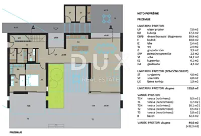 Villa 225 m², Bale - sea view - 10