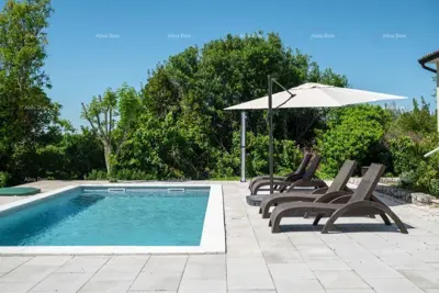Haus 123 m², Raša - Pool und Meerblick - 12