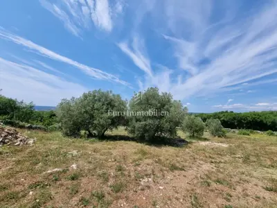 Labin - land with building permit and view - 4