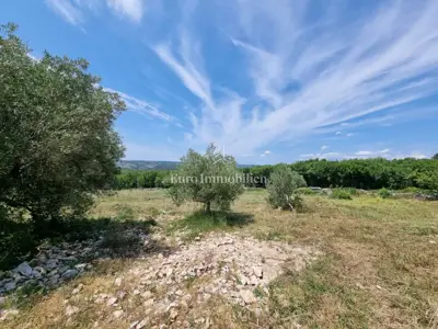 Labin - land with building permit and view - 5