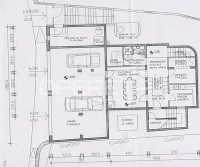 Kuća/villa 290 m², Pag centar, pogled na more i vrt - 23