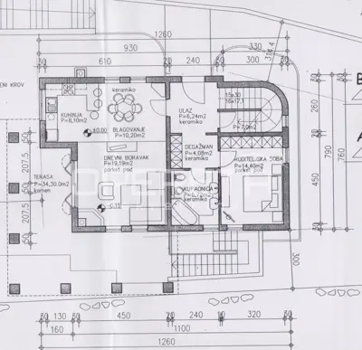 Kuća/villa 290 m², Pag centar, pogled na more i vrt - 25