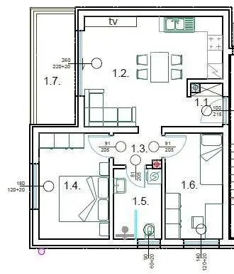 Wohnung 55 m², Pula Centar, 2 Schlafzimmer und Terrasse - 5