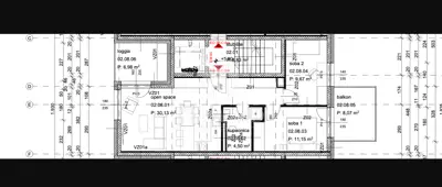 Stan 63 m², Poreč okolica - pogled na more i balkon - 8