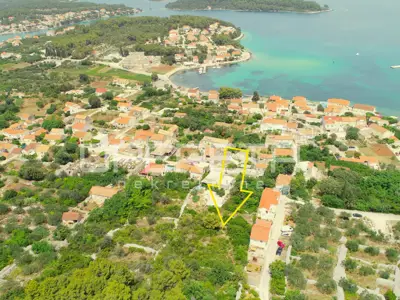 Baugrundstück 1 192 m², Lumbarda, Meerblick - 5