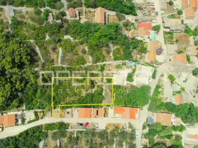 Baugrundstück 1 192 m², Lumbarda, Meerblick - 2