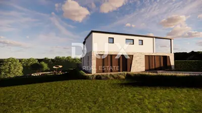 ISTRA, PIĆAN - Land with construction started for two houses, edge of the village, p - 7