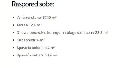 Stan 67 m², Umag, 2 spavaće sobe i terasa - 9