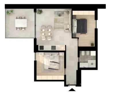 Stan 67 m², Umag, 2 spavaće sobe i terasa - 8