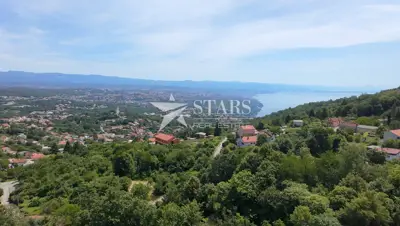 Baugrundstück 2.205 m², Rukavac - Blick auf Kvarner