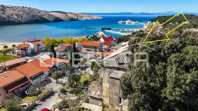 Kamena kuća 450 m², Lopar na Rabu, pogled na more - 4