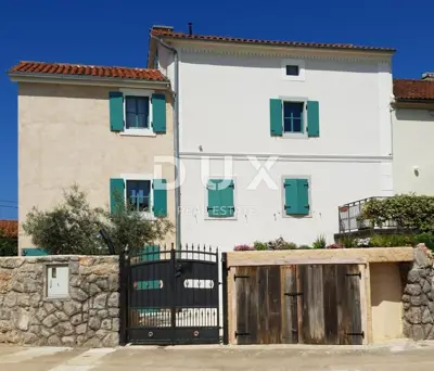OTOK KRK, MALINSKA - Charmantes Steinhaus mit Pool