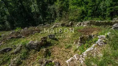 Building plot, Liganj above Lovran, view of Kvarner