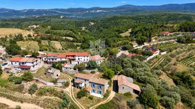 Imanje, Cerovlje - kamena kuća i masline