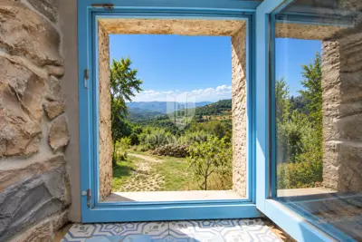 Imanje, Cerovlje - kamena kuća i masline - 14