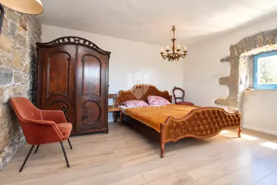 Imanje, Cerovlje - kamena kuća i masline - 10