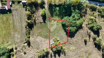 Baugrundstück, Labin - Genehmigung und Projekt für ein eingeschossiges Haus mit Pool - 4