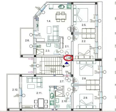 Apartment for sale in Valdebek, 55 m²