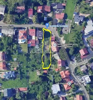 Baugrundstück 930 m², Remete, offener Blick auf die Stadt - 1