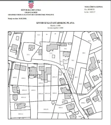 Baugrundstück 930 m², Remete, offener Blick auf die Stadt - 2