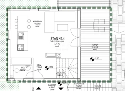 Apartment 82.5 m², Nerezine - 2 bedrooms and terrace - 9