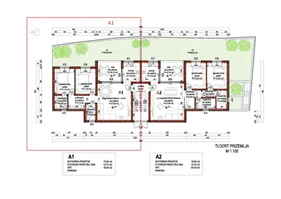 Apartment 87.5 m², Primošten - 2 bedrooms, loggia - 16